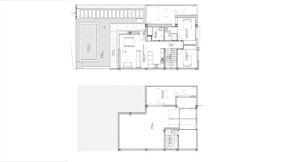 Villa floor plan, 3 bedrooms in Azure Breeze Golf Resort No. 4 (2D)